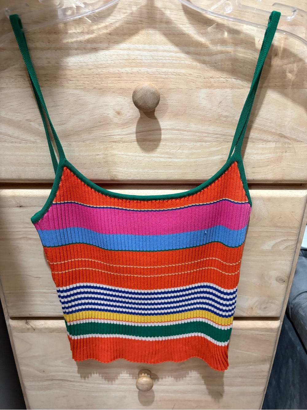 STAUD Multicolor Soleil Knit Cami